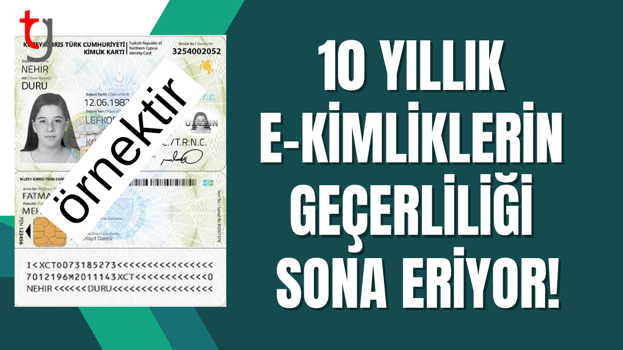 Nüfus dairesinden e-kimlik uyarısı: süreler doluyor