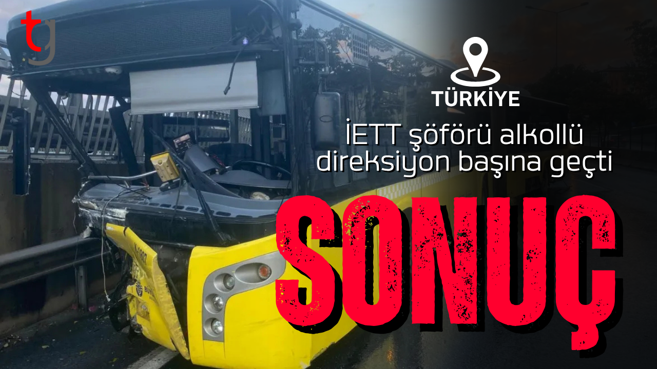 İstanbul'da alkollü İETT şoförü bariyerlere saplandı