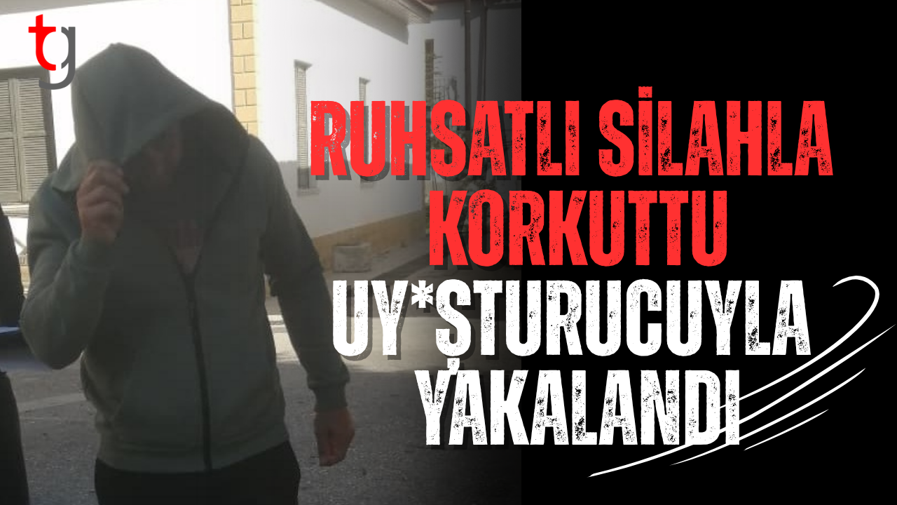 Gönyeli'de silah ve uy*şturucu tutuklaması