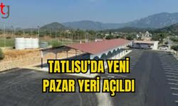 TATLISU’DA YENİ PAZAR YERİ AÇILDI