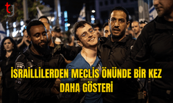 İSRAİLLİLERDEN MECLİS ÖNÜNDE BİR KEZ DAHA GÖSTERİ