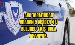 ABD TARAFINDAN ARANAN 5 KİŞİDEN 4 Ü BULUNDU 1 KİŞİ HALA  ARANIYOR.