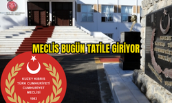 Cumhuriyet Meclisi Genel Kurulu tatiline giriyor