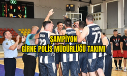 5’İNCİ POLİS BASKETBOL TURNUVASI’NIN ŞAMPİYONU GİRNE POLİS MÜDÜRLÜĞÜ TAKIMI OLDU