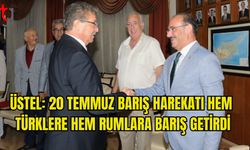 BAŞBAKAN ÜSTEL, TÜRK HAVA KURUMU HEYETİNİ KABUL ETTİ