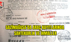 GAZİMAĞUSA’DA ARAÇ KAYITLARINDA SAHTE VEKALETNAMEYLE DOLANDIRICILIK