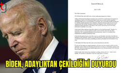 ABD BAŞKANI JOE BİDEN ADAYLIKTAN ÇEKİLDİ