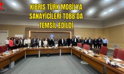 KIBRIS TÜRK MOBİLYA SANAYİCİLERİ TOBB'DA TEMSİL EDİLDİ