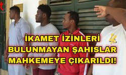 İkamet İzinleri Bulunmayan Yabancı Uyruklu Şahıslar Mahkemeye Çıkarıldı!