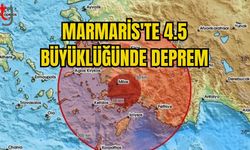 MARMARİS'TE 4.5 BÜYÜKLÜĞÜNDE DEPREM