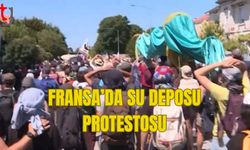 FRANSA’DA SU DEPOSU PROTESTOSU