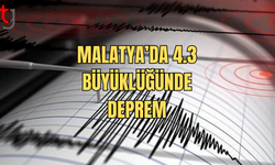 Malatya'da 4,3 Büyüklüğünde Deprem