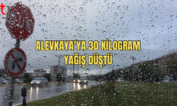 En Çok Yağış Alevkaya'ya Düştü