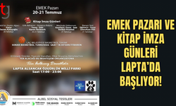 EMEK Pazarı ve Kitap İmza Günleri Lapta’da Başlıyor