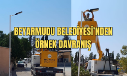 Beyarmudu’nda Güneş Enerjili Sokak Lambaları Kuruluyor