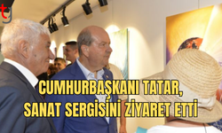 Tatar, 3. Uluslararası Güzelyurt Sanat Buluşması Sergisi’ne Katıldı