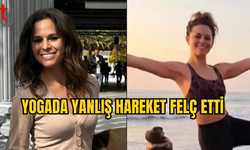 Yogada yanlış hareket felç etti