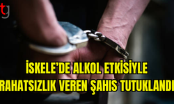 İSKELE’DE ALKOL ETKİSİ ALTINDA RAHATSIZLIK VEREN M.A.S.A. TUTUKLANDI