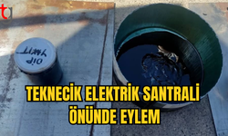 TEKNECİK'TE EYLEM: KRİZİN SEBEBİ YATIRIMSIZLIK VE İHMAL