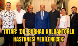 CUMHURBAŞKANI ERSİN TATAR, DR. BURHAN NALBANTOĞLU HASTANESİ’Nİ KALKINDIRMA DERNEĞİ YETKİLİLERİNİ KABUL ETTİ