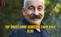 TDP Örgütlenme Sekreterliğine Tahir Hoca Getirildi