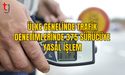 TRAFİK DENETİMLERİNDE 375 SÜRÜCÜ RAPOR EDİLDİ