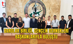 Barolar Birliği, Gençlik Dernekleri Başkanlarıyla Toplantı Düzenledi