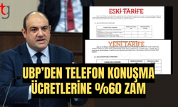 UBP’den Telefon Konuşma Ücretlerine %60 Zam