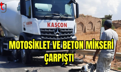 Alagadi Yolu’nda Motosiklet ile Kamyon Çarpıştı