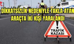 Lefkoşa-Güzelyurt Yolu’nda Takla Atan Araçta İki Kişi Yaralandı