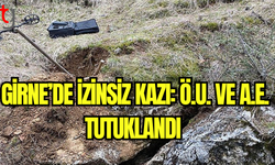 Girne’de İzinsiz Kazı: İki Şahıs Tutuklandı