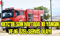 KKTC’de Son Haftada 10 Yangın ve 16 Özel Servis Olayı