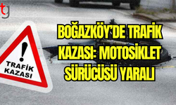 Boğazköy’de Trafik Kazası: Motosiklet Sürücüsü Yaralandı