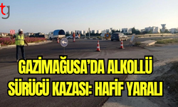 Alkollü Kazada Yolcu Hafif Yaralandı