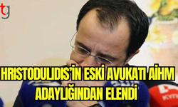 Hristodulidis’in Eski Avukatı AİHM Adaylığından Elendi