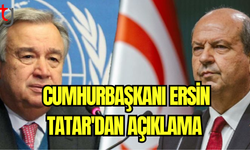 Tatar, BM Genel Sekreteri Guterres ile Görüştü