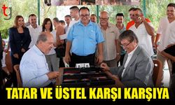 Cumhurbaşkanı Tatar ve Başbakan Üstel Tavla Turnuvasında