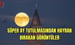 Süper Ay Tutulmasından Hayran Bırakan Görüntüler