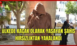 Ülkede Kaçak Olarak Yaşayan Şahıs Hırsızlıktan Yakalandı