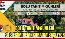 Bolu Tanıtım Günleri 3-6 Ekim'de Ankara'da Başlıyor