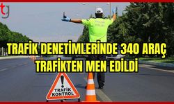 Trafik Denetimlerinde 3074 araç sürücüsü rapor edildi