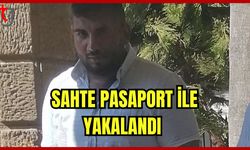 Sahte Pasaport İle Yakalandı