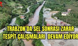 Trabzon'da Sel Sonrası Zarar Tespit Çalışmaları Devam Ediyor