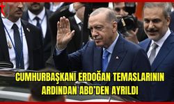 Cumhurbaşkanı Erdoğan  ABD'den Ayrıldı