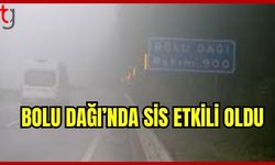 Bolu Dağı'nda sis etkili oldu