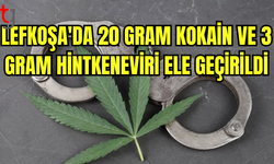 LEFKOŞA'DA ŞÜPHELİ ARAÇTA 20 GRAM KOKAİN VE 3 GRAM HİNTKENEVİRİ ELE GEÇİRİLDİ