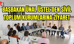 ÜNAL ÜSTEL: ÜLKEMİZDEKİ TÜM SİVİL TOPLUM ÖRGÜTLERİNİ BİRER BİRER ZİYARET EDİYORUZ