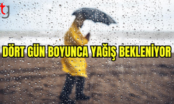 Dört Gün Boyunca Hava Yağışlı Olacak