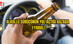 Lefkoşa-Güzelyurt Yolu'nda Alkollü Sürücünün Yol Açtığı Kaza: 1 Yaralı