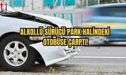 Lefkoşa’da Alkollü Sürücünün Park Halindeki Otobüse Çarpması: Yaralanan Yok